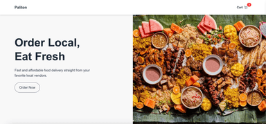 Paliton: Food Delivery Web App